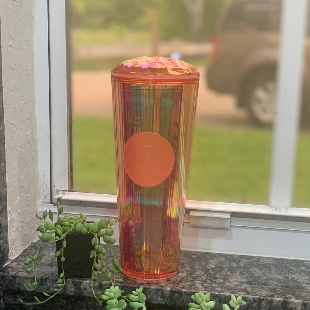 Starbucks Special edition iridescent pink tumbler.